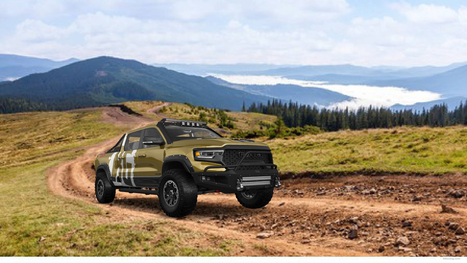 Dodge Ram 1500 TRX 4 Door pickup truck 2021