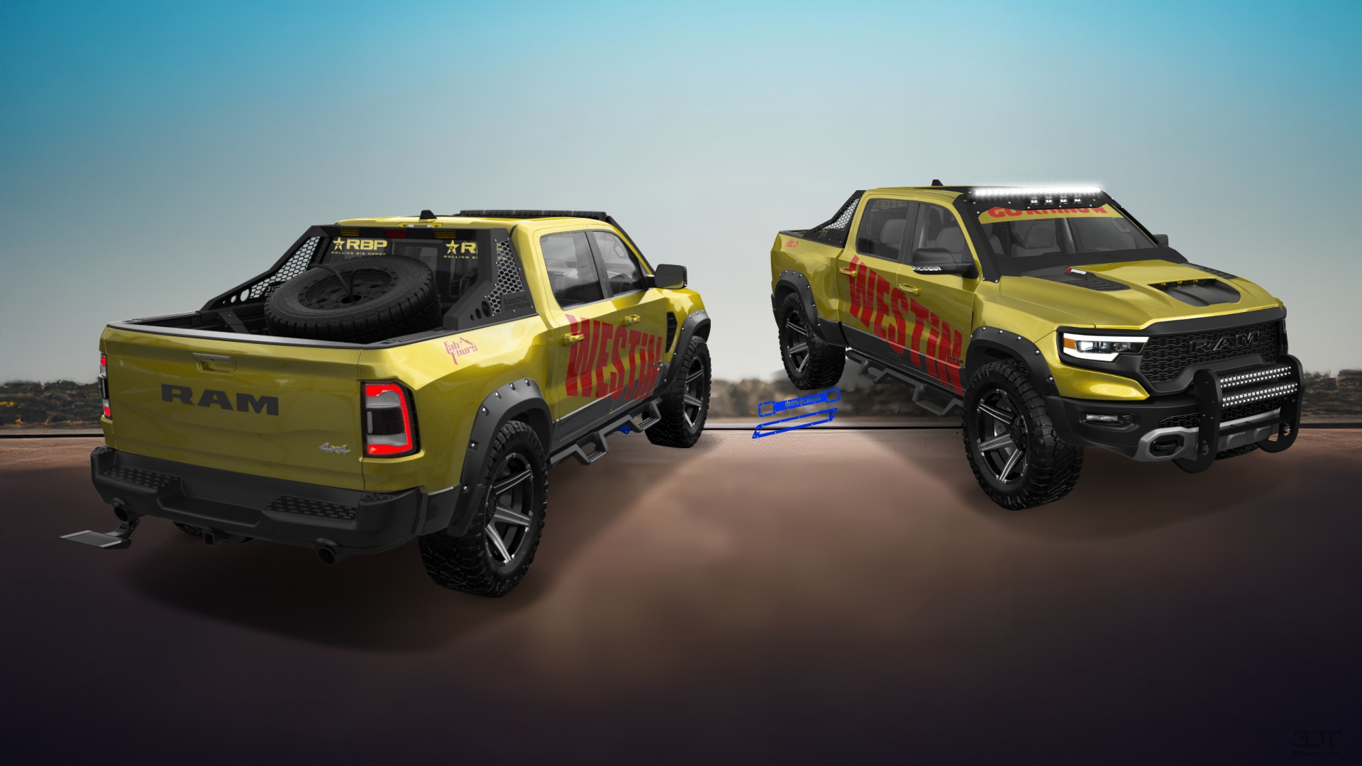 Dodge Ram 1500 TRX 4 Door pickup truck 2021 tuning