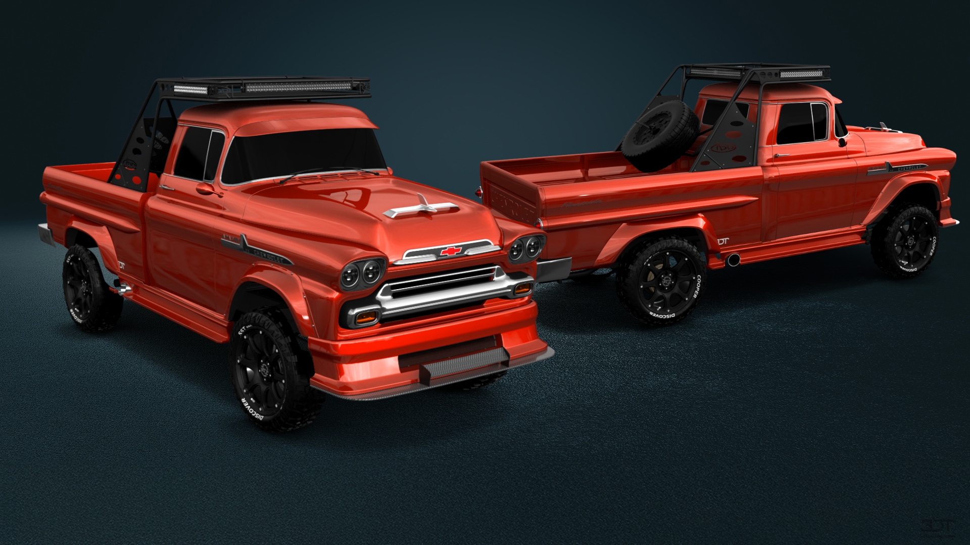 Chevrolet Apache 2 Door pickup truck 1958 tuning