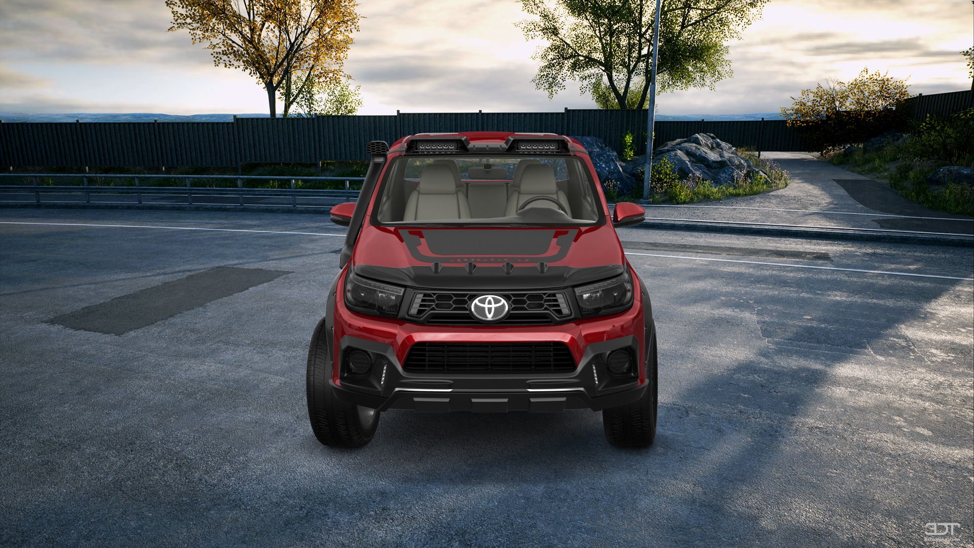 Toyota Hilux Double Cab 4 Door pickup truck 2015 tuning