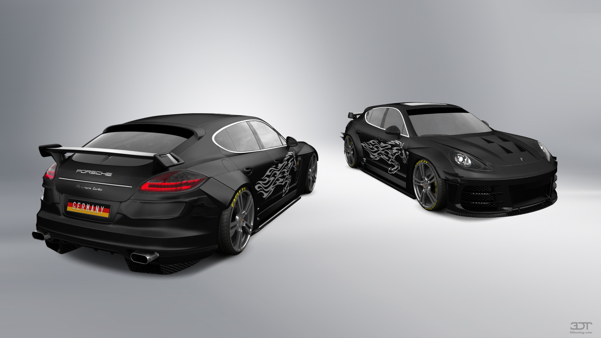 Porsche Panamera 4 door fastback saloon 2011