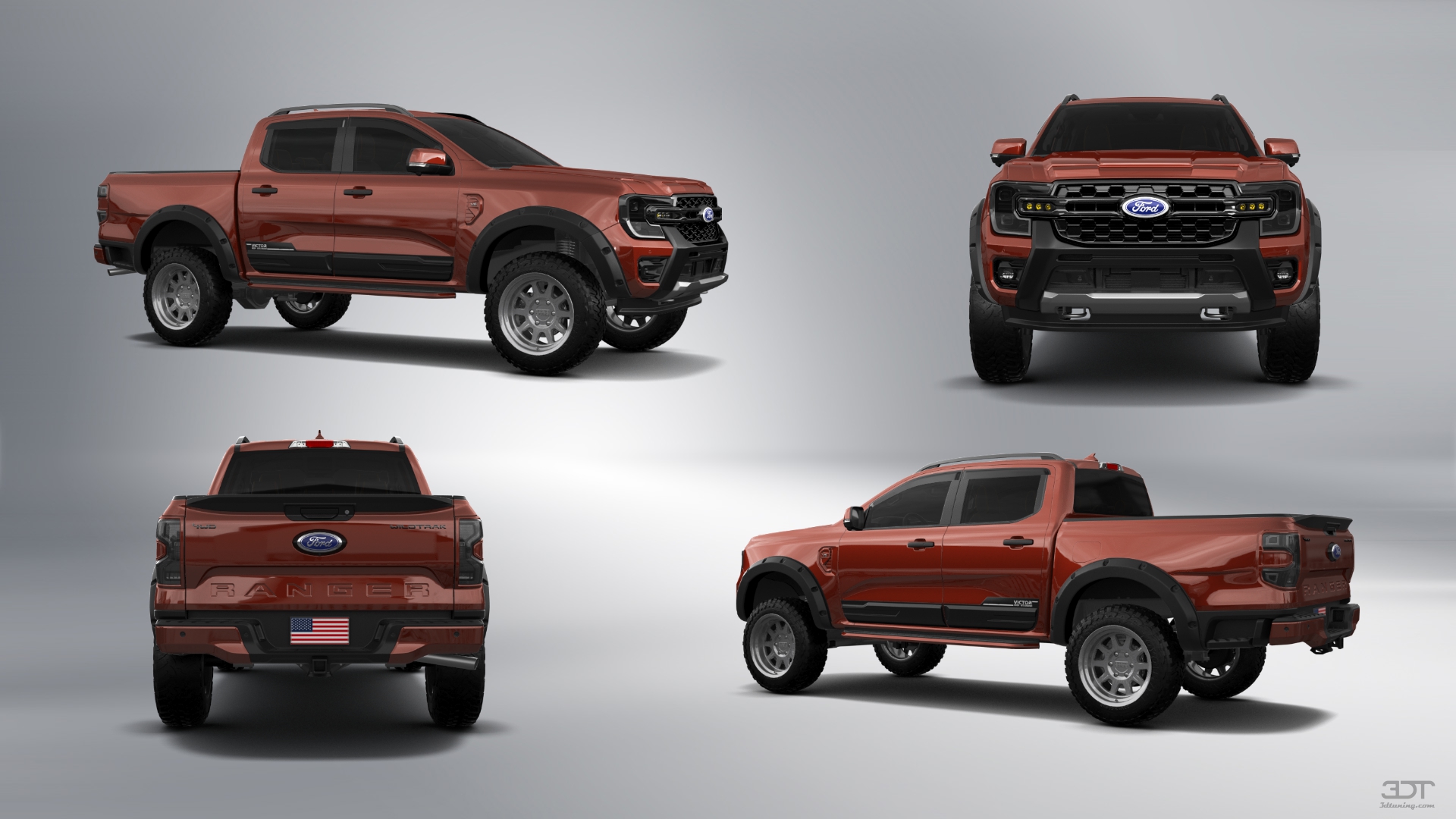 Ford Ranger 4 Door pickup truck 2022 tuning