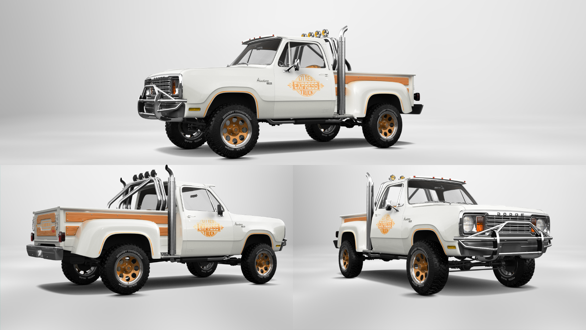 Dodge Lil Red Express 2 Door pickup truck 1978 Images