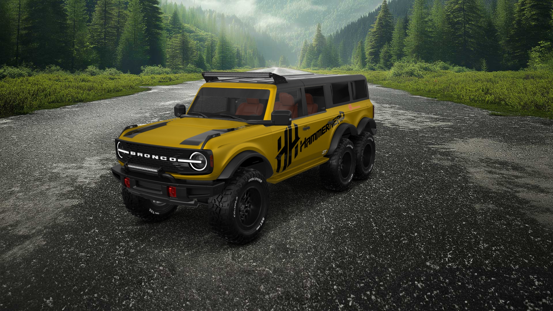 Ford Bronco 6X6 4 Door pickup truck 2021