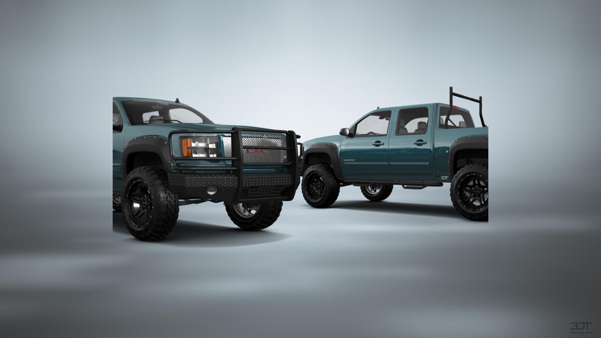 GMC Sierra 1500 Crew Cab 5.8 ft box 4 Door pickup truck 2007 tuning