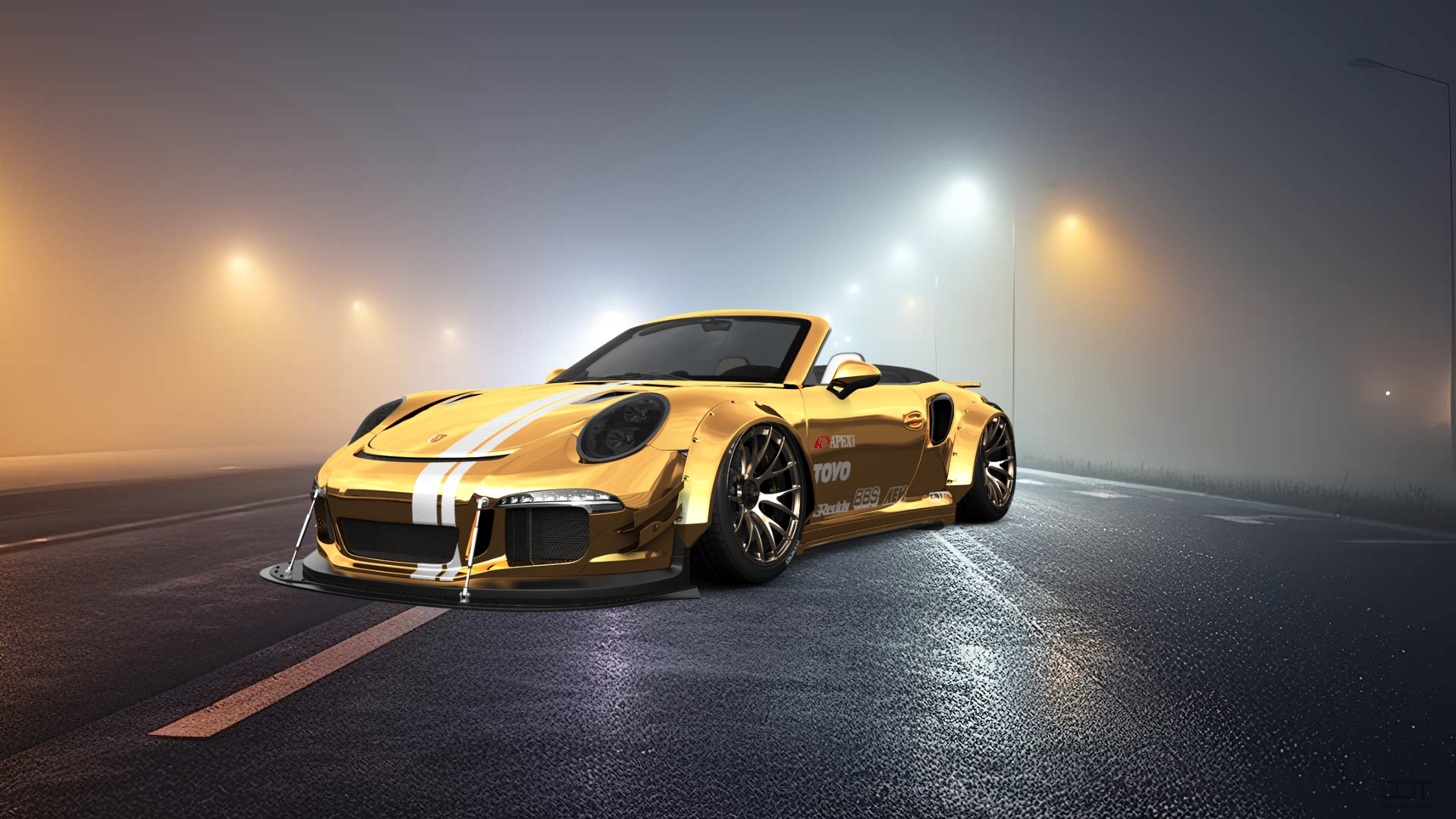 Porsche 911 Turbo S 2 Door Convertible 2014