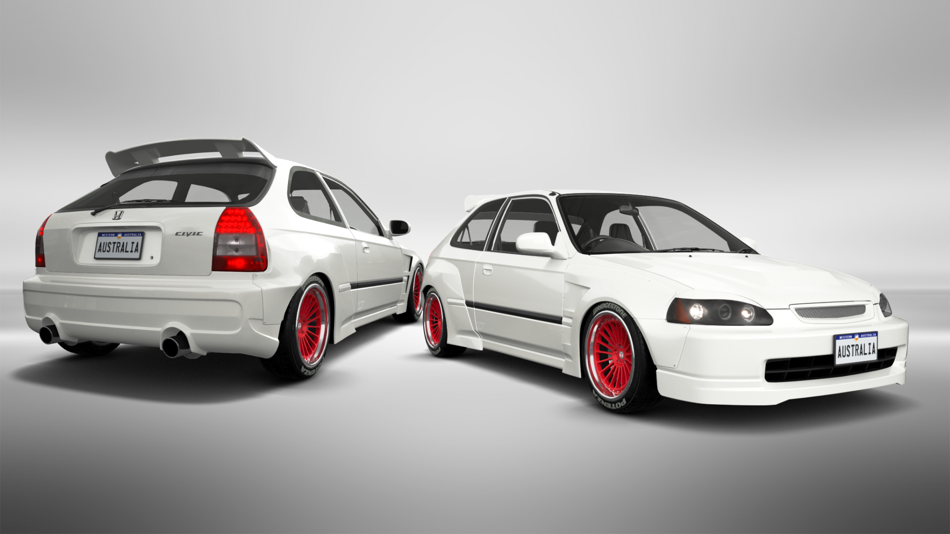 Honda Civic 3 Door Hatchback 1997 tuning