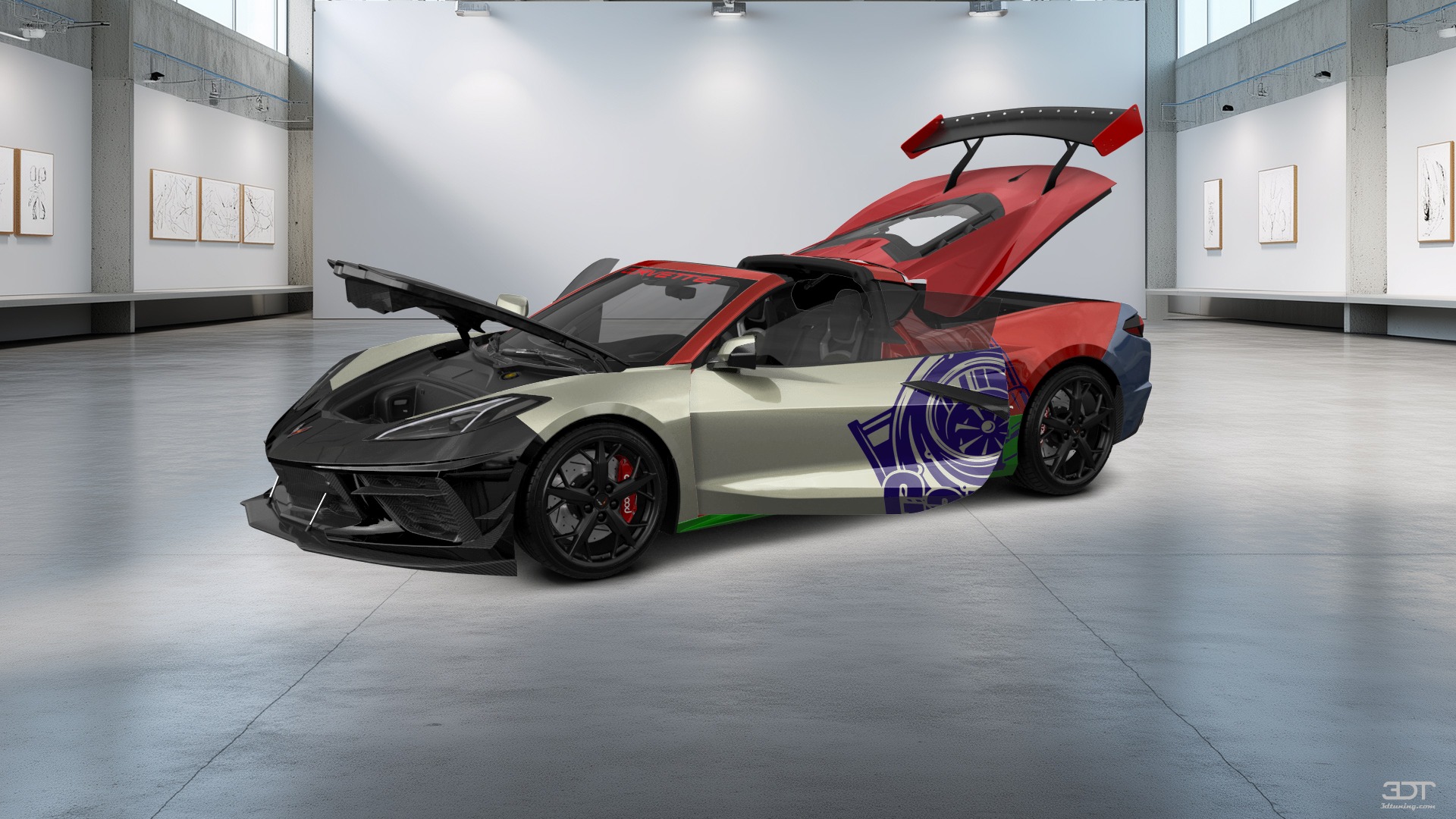 Chevrolet Corvette 2 door targa top 2020 Images