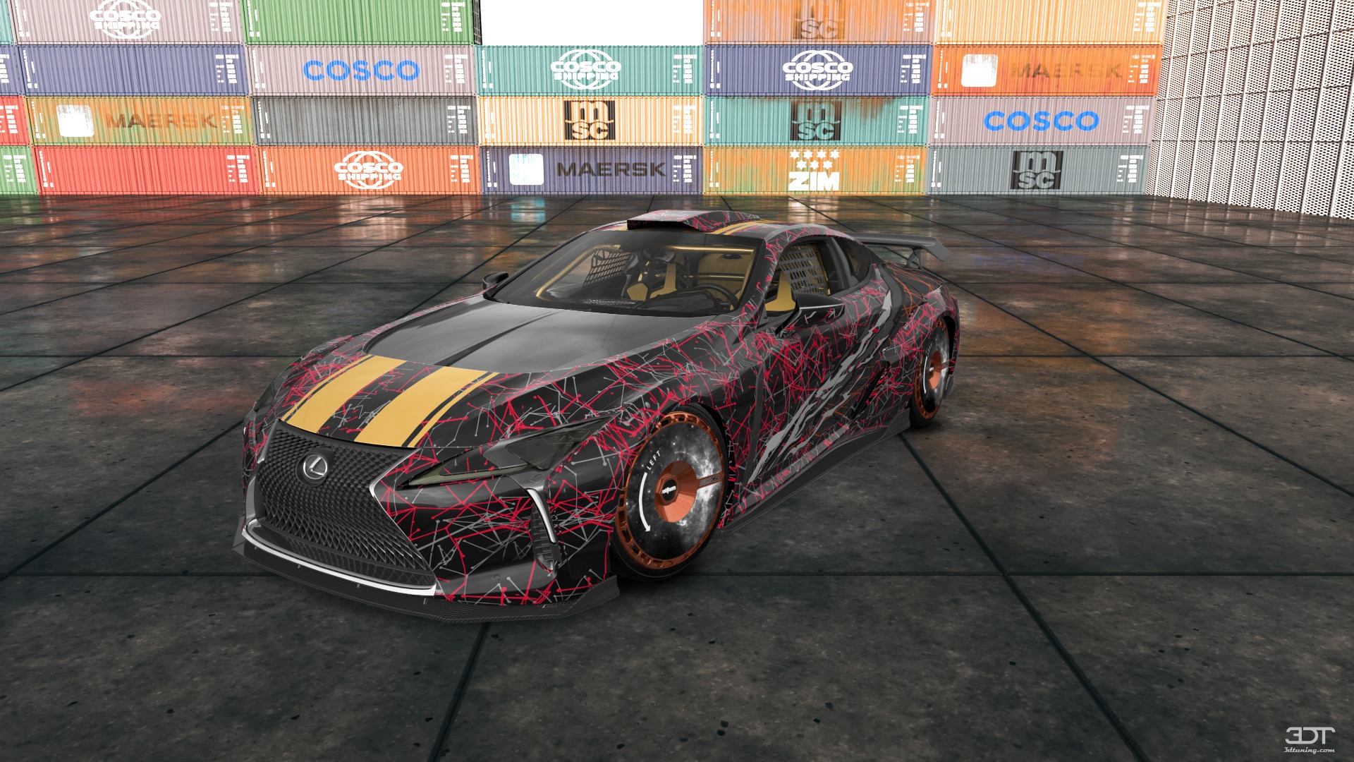 Lexus LC500 2 door fastback coupe 2017 tuning