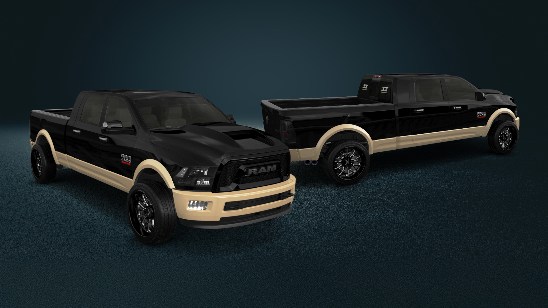 Dodge Ram 2500 Mega Cab 6.4 ft box 4 Door pickup truck 2010