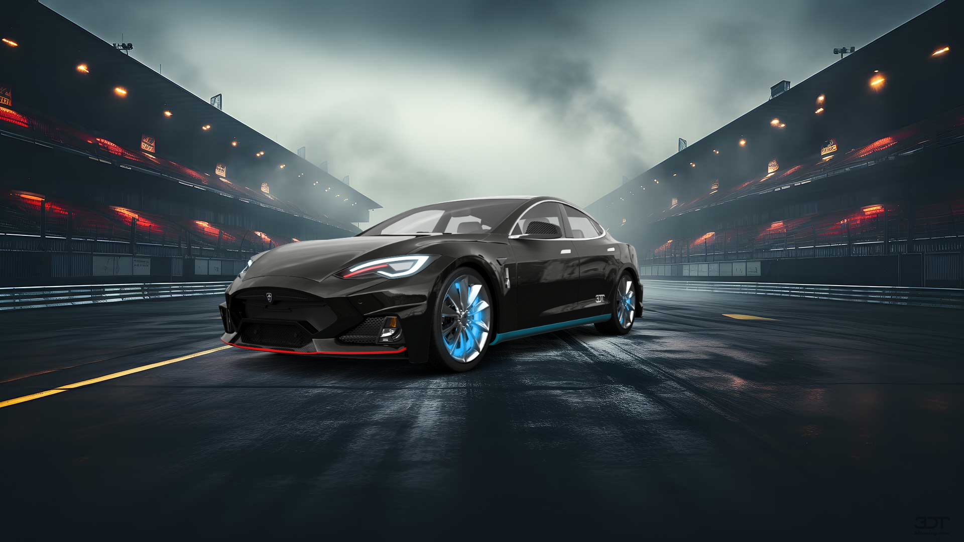 Tesla Model S 5 Door Liftback 2013 tuning