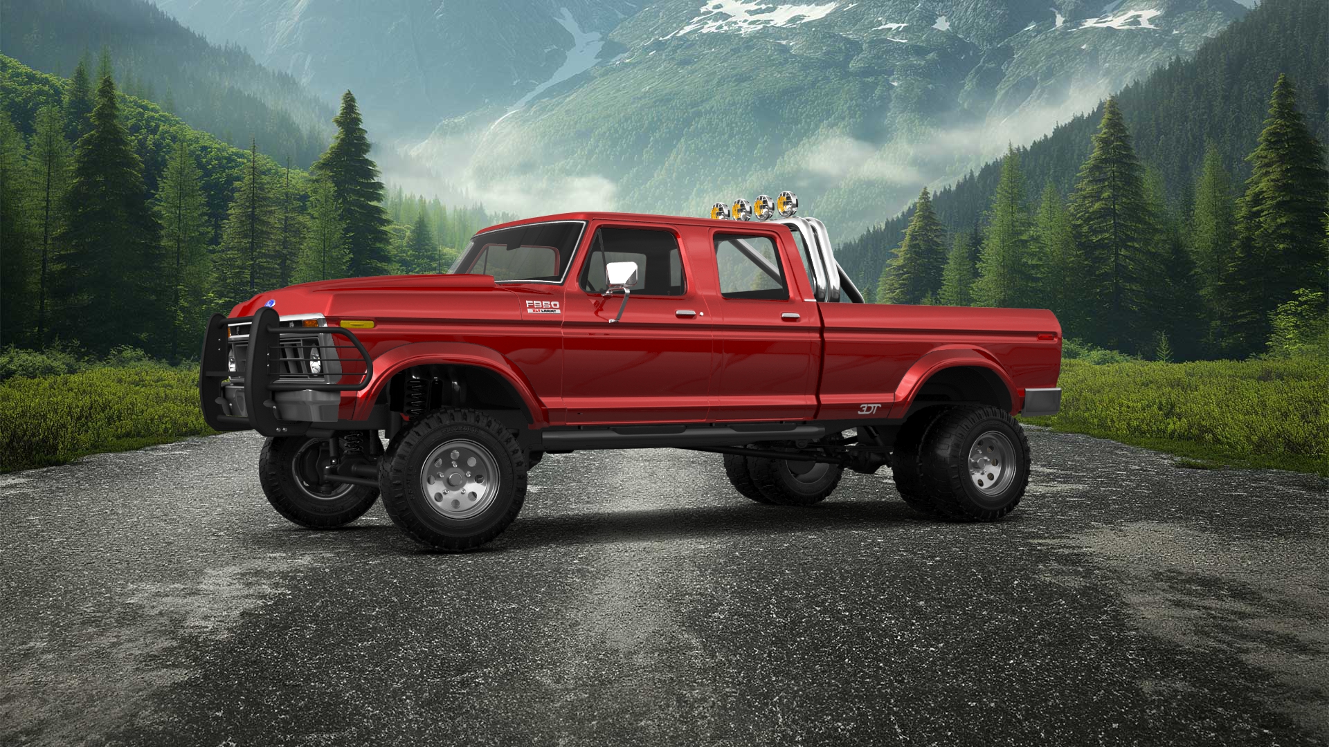 Ford F-350 Dually 4 Door pickup truck 1973