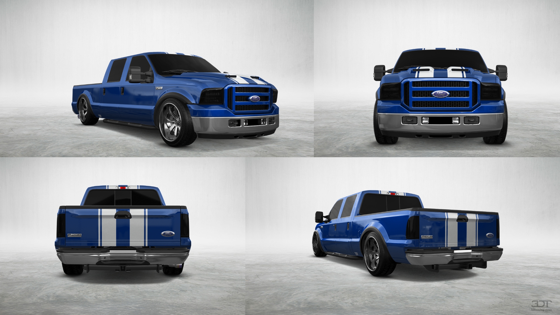 Ford F-250 Crew Cab 4 Door pickup truck 1999 tuning