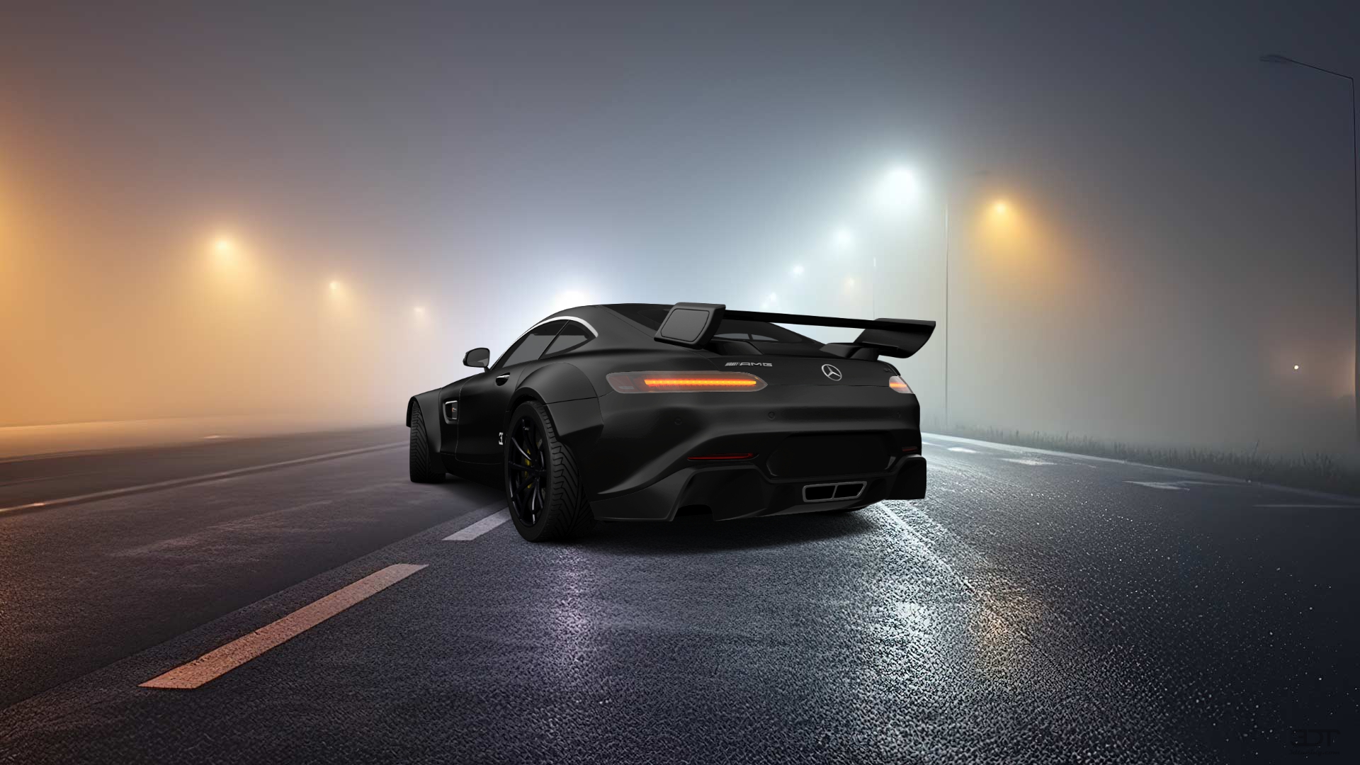 Mercedes AMG GT 2 door fastback coupe 2016 tuning