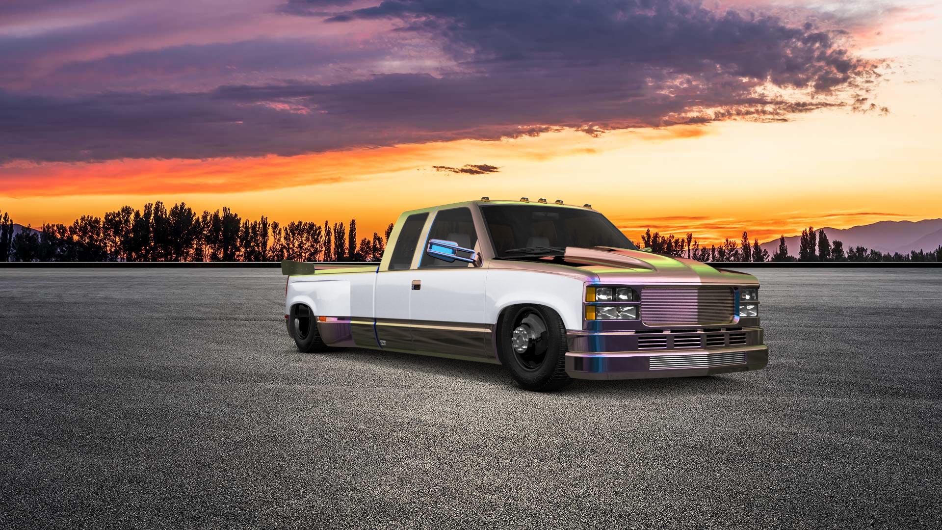 Chevrolet K3500 Extended Cab Pickup Truck 1988 tuning