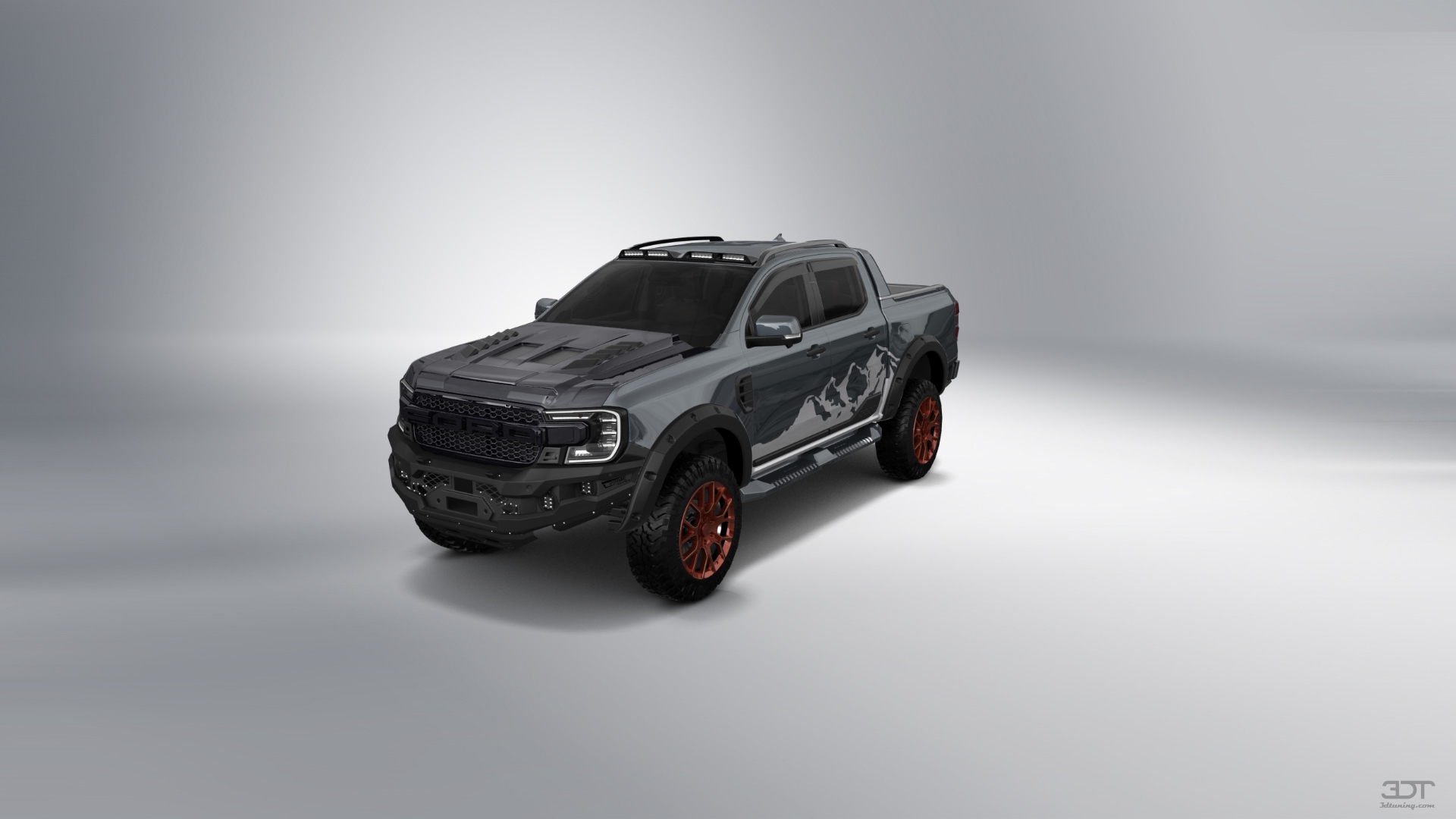 Ford Ranger 4 Door pickup truck 2022 tuning
