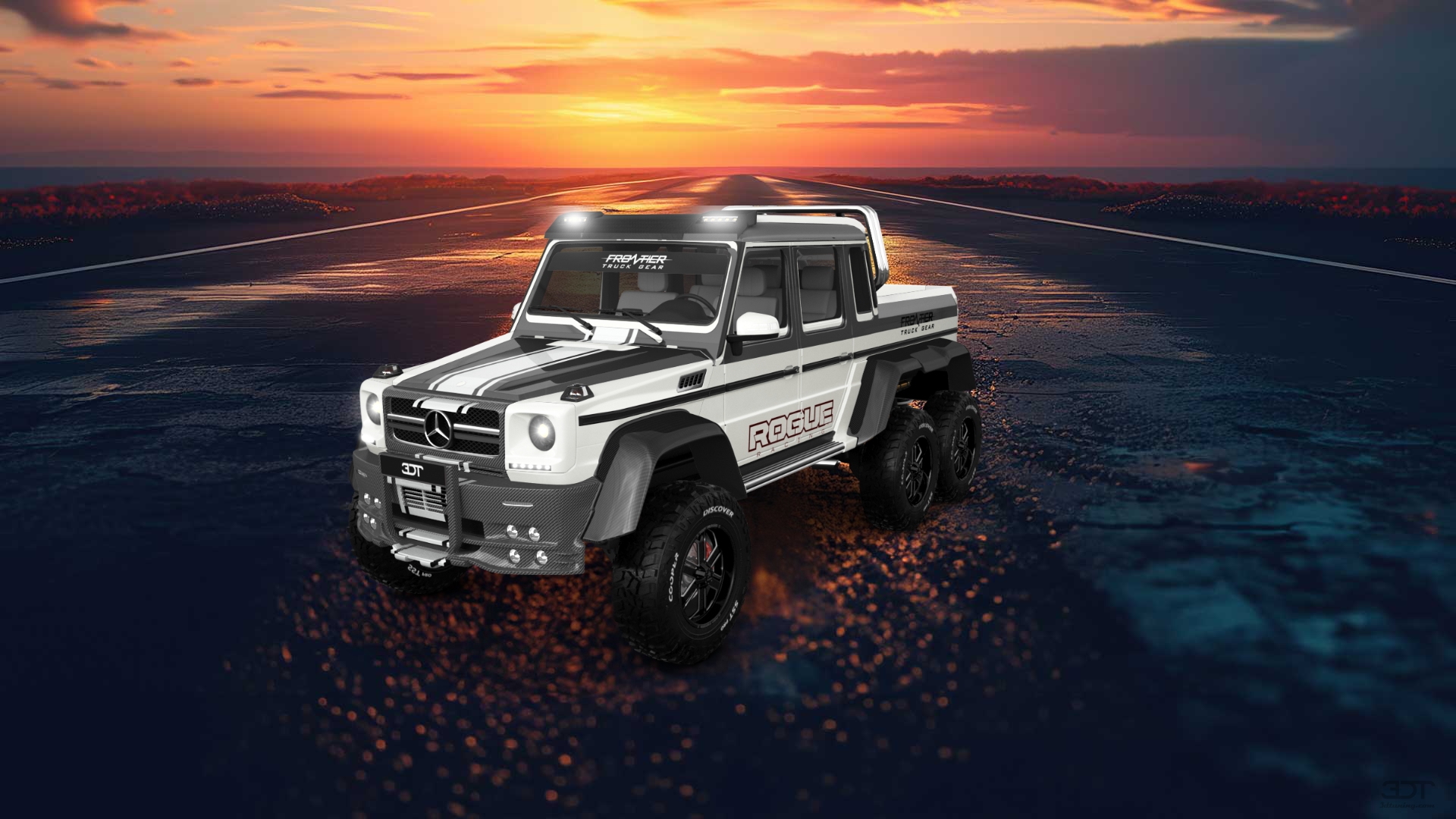 Mercedes G 63 AMG 6x6 4 Door pickup truck 2013 tuning