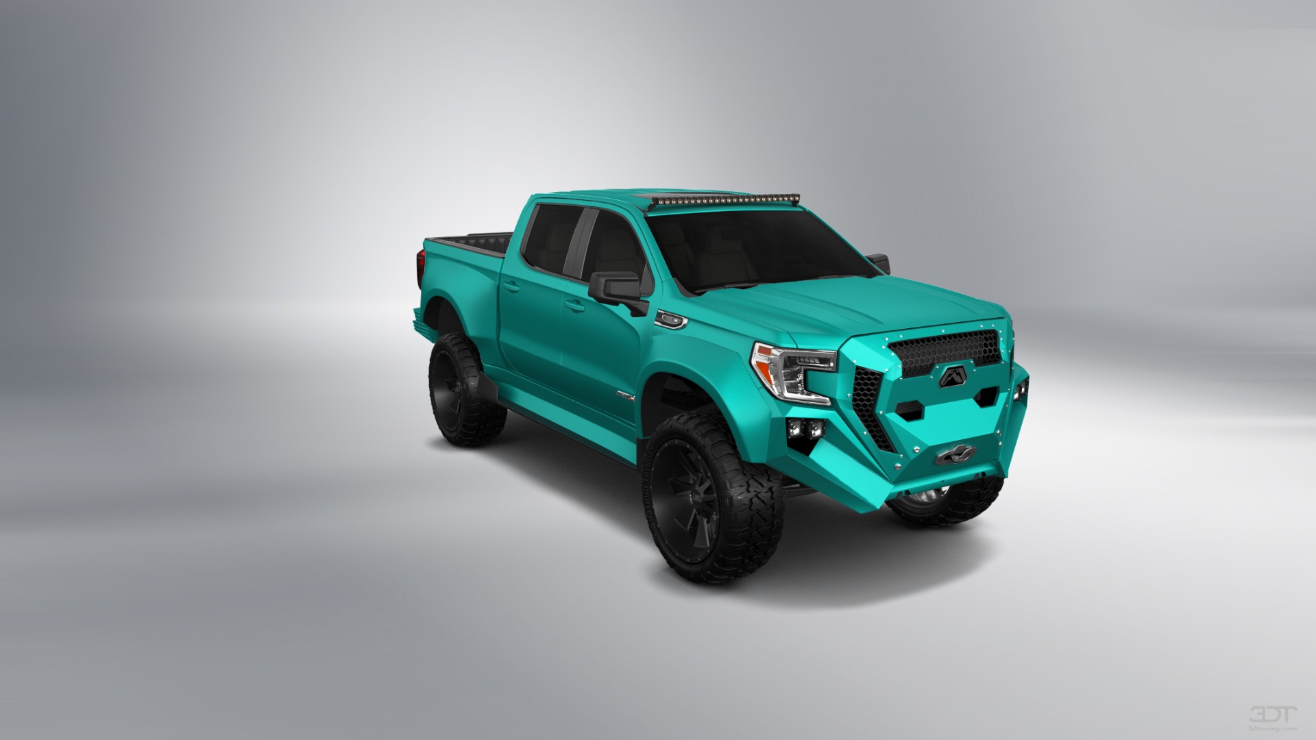 Tuning GMC Sierra 4 Door pickup truck 2020