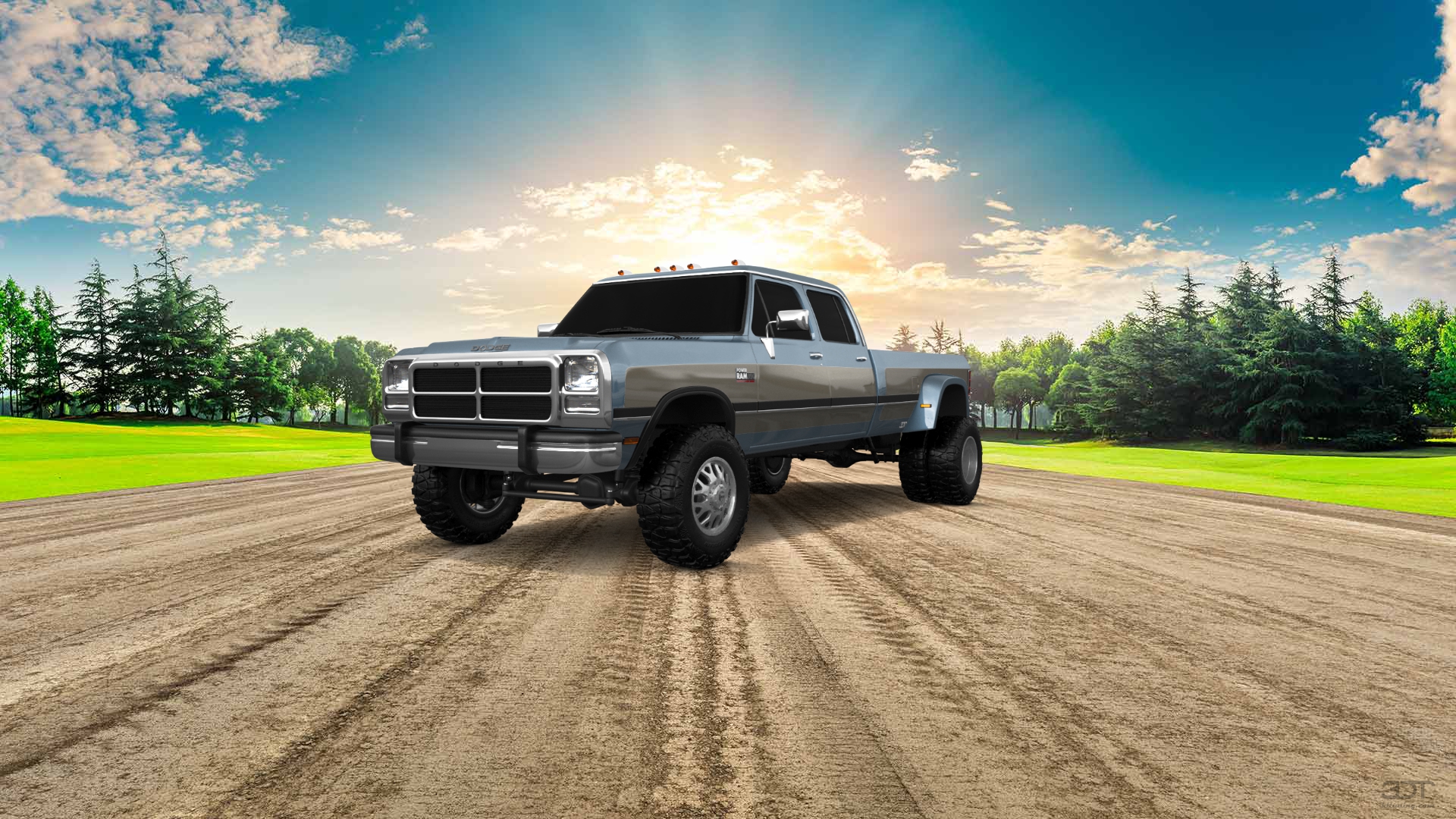 Dodge Ram 350 4 Door pickup truck 1991