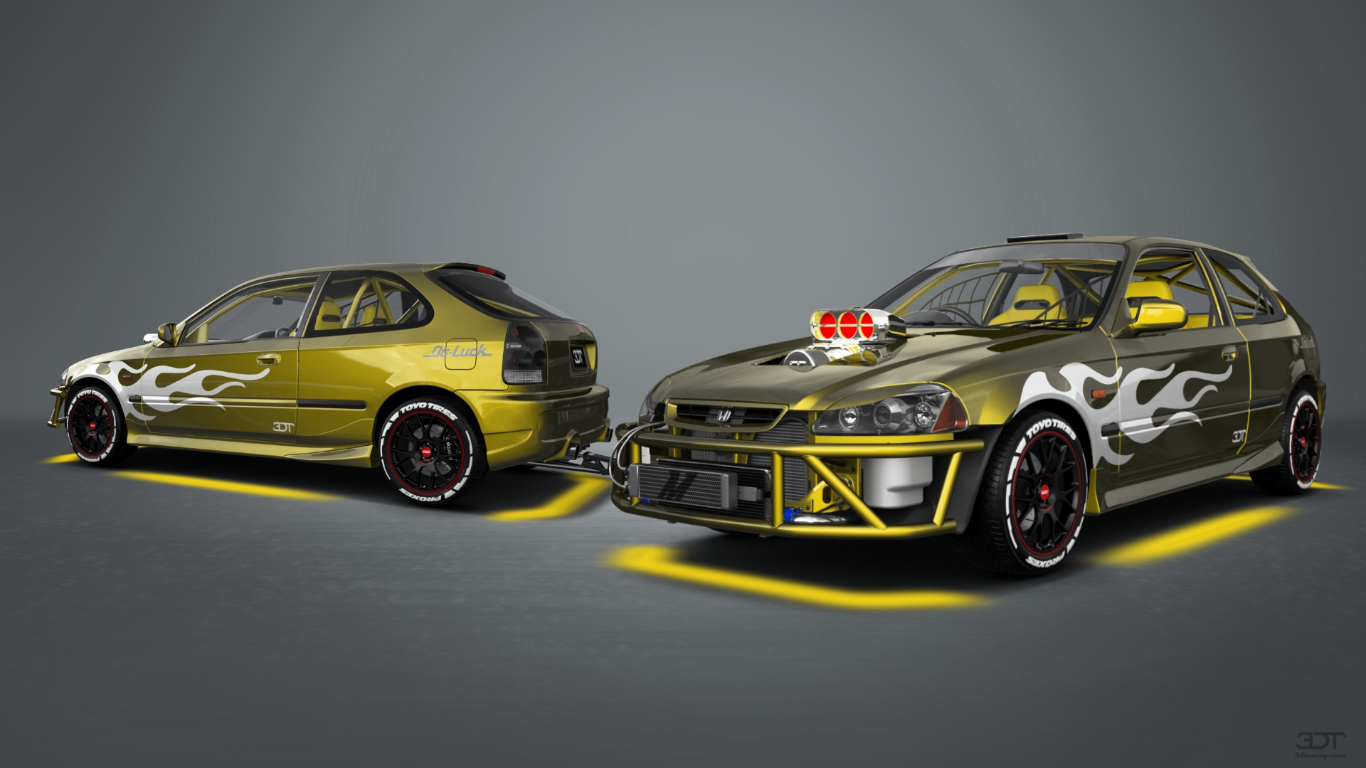 Honda Civic 3 Door Hatchback 1997 tuning