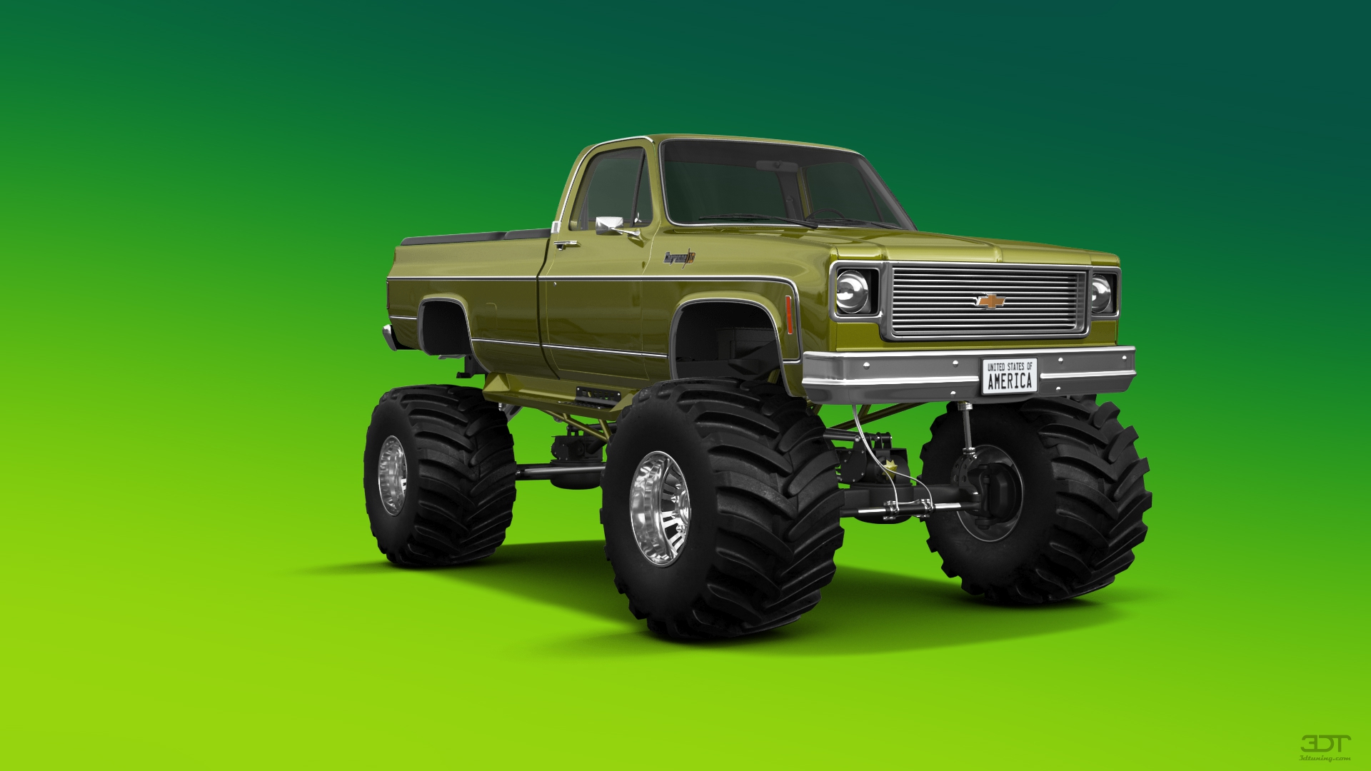 Chevrolet Silverado C-10 2 Door pickup truck 1973 tuning