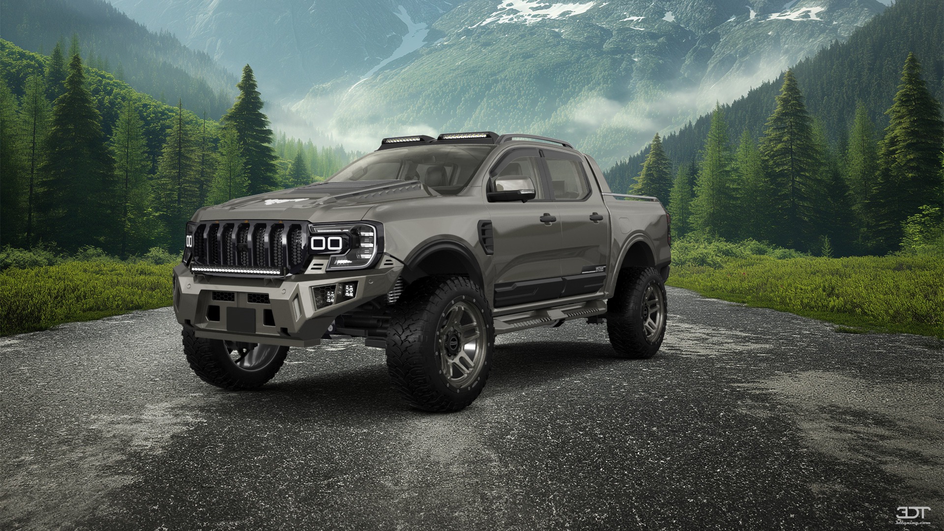 Ford Ranger 4 Door pickup truck 2022 tuning