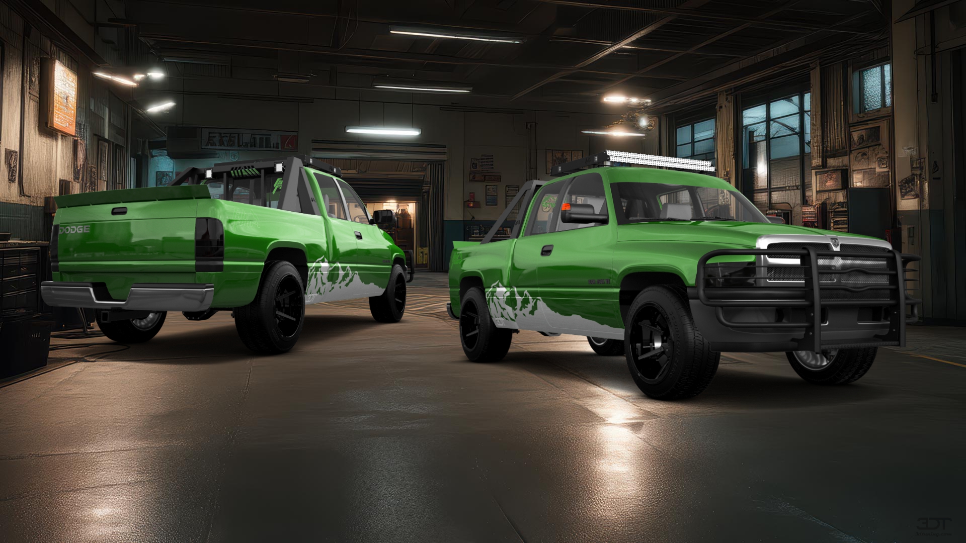 Dodge Ram 1500 Club Cab Pickup Truck 1999 tuning