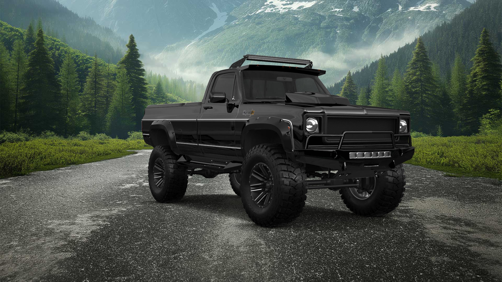 Chevrolet Silverado C-10 2 Door pickup truck 1973 tuning