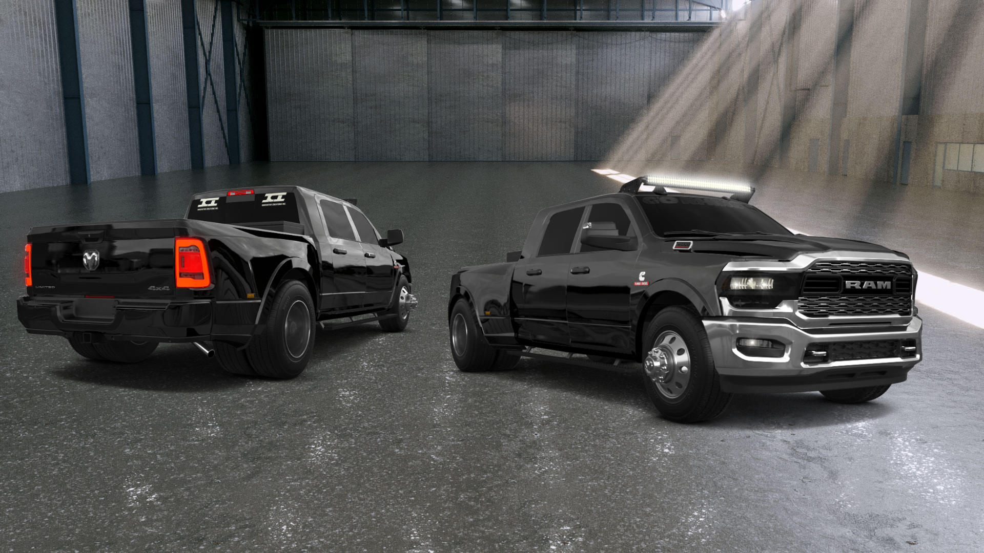 Dodge Ram 3500 4 Door pickup truck 2020 tuning