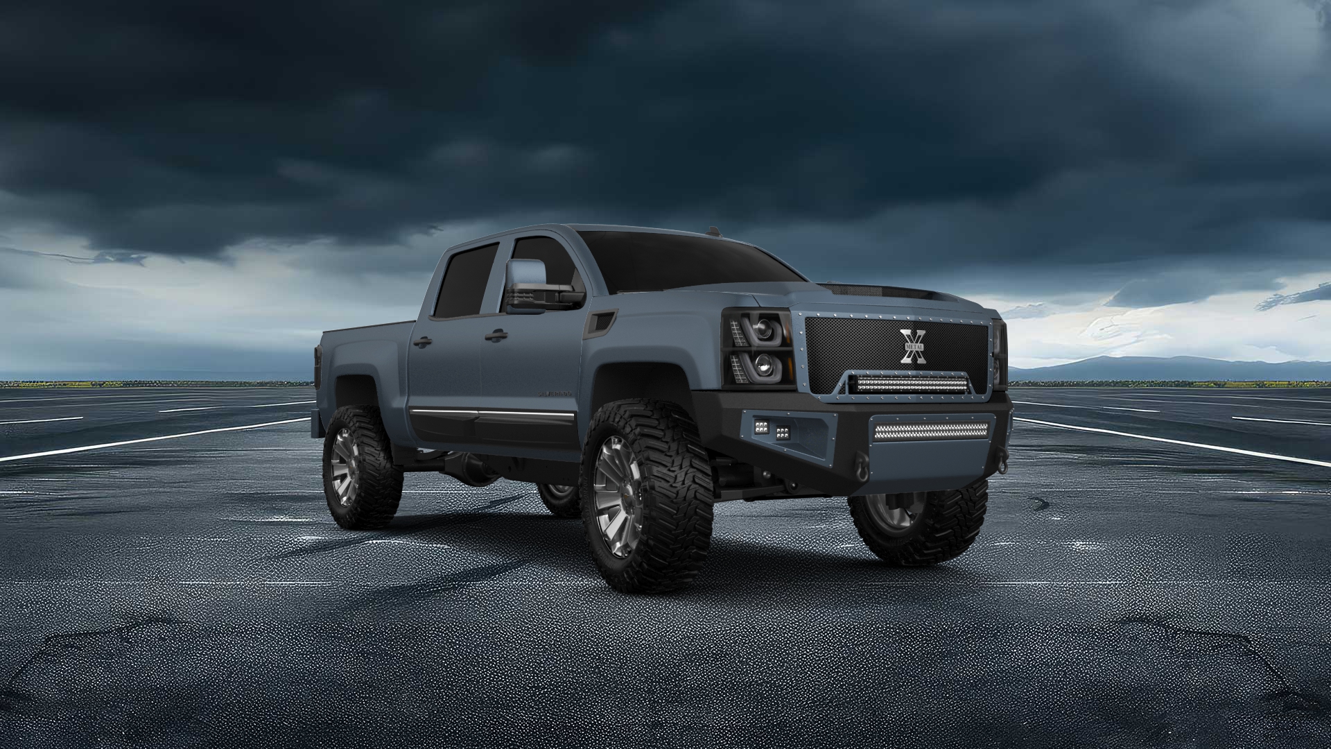 Chevrolet Silverado 1500 4 Door pickup truck 2014 tuning