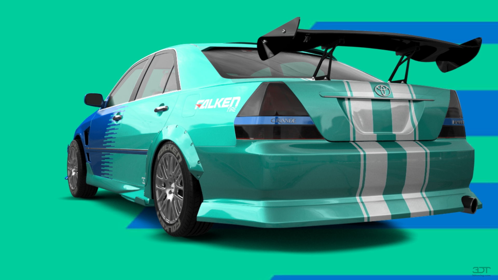 Toyota Mark II 4 Door Saloon 2002 Изображения