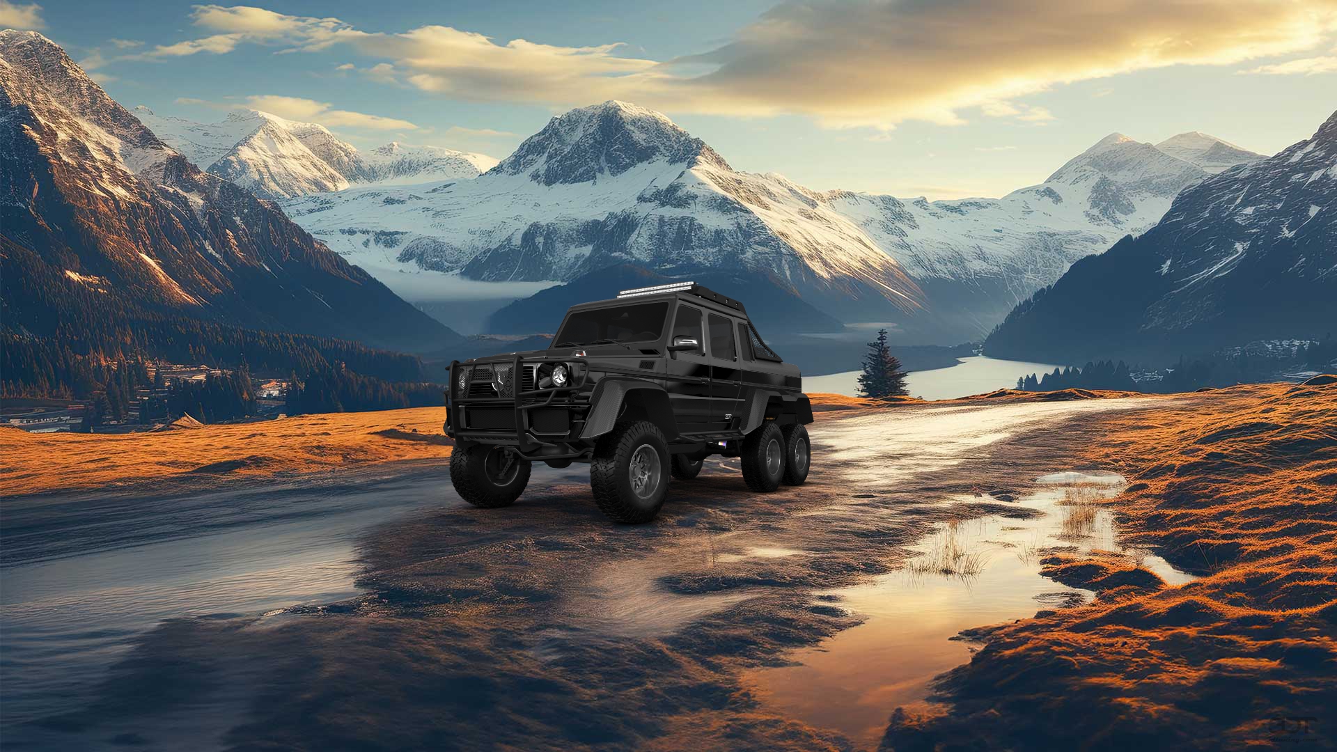 Mercedes G 63 AMG 6x6 4 Door pickup truck 2013