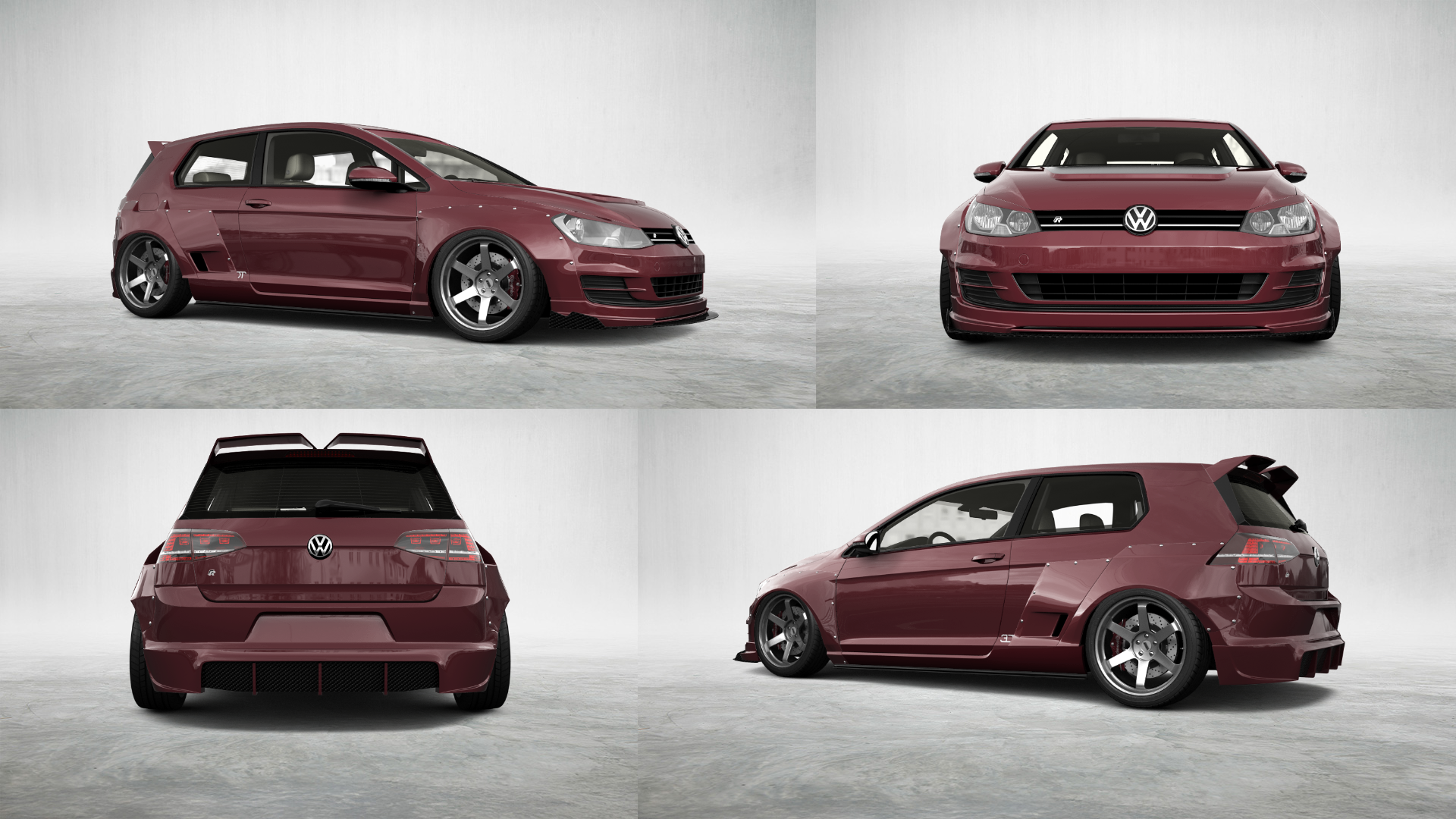 Volkswagen Golf 7 3 Door Hatchback 2013 tuning