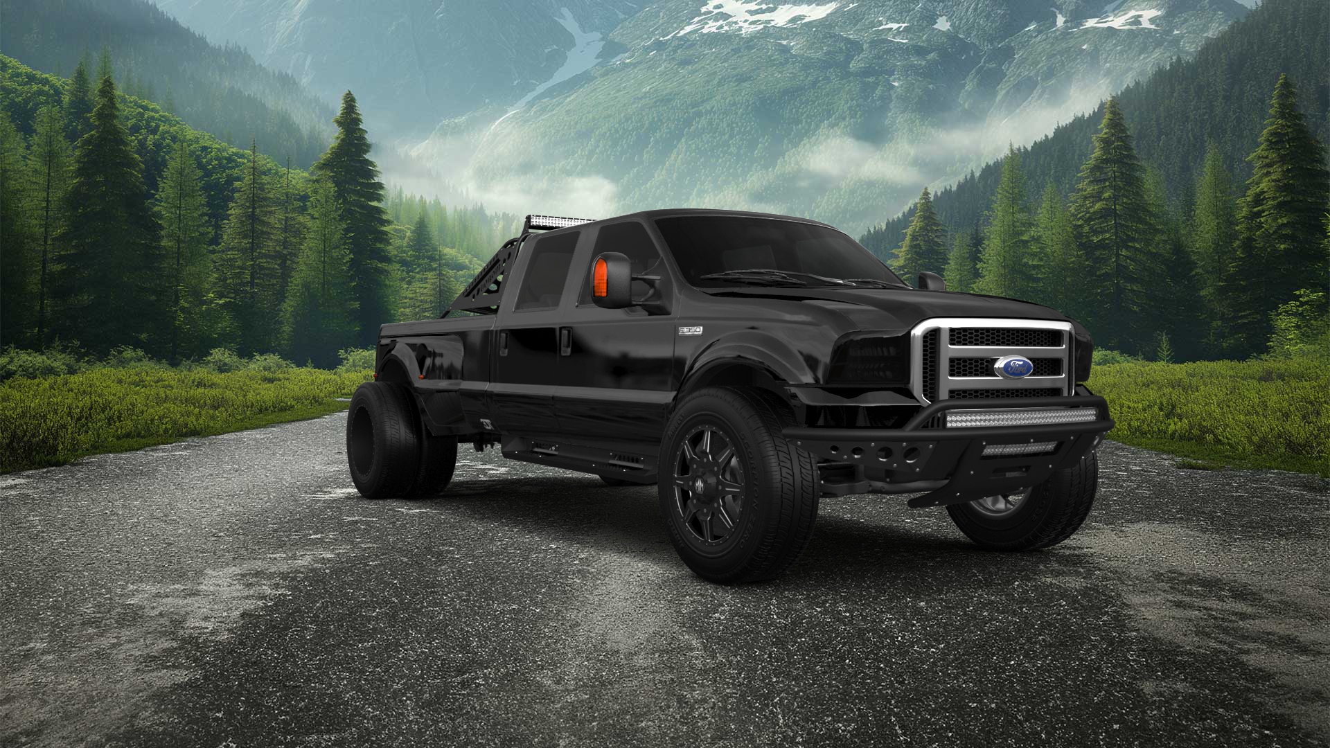 Ford F-350 DRW 4 Door pickup truck 1999 tuning