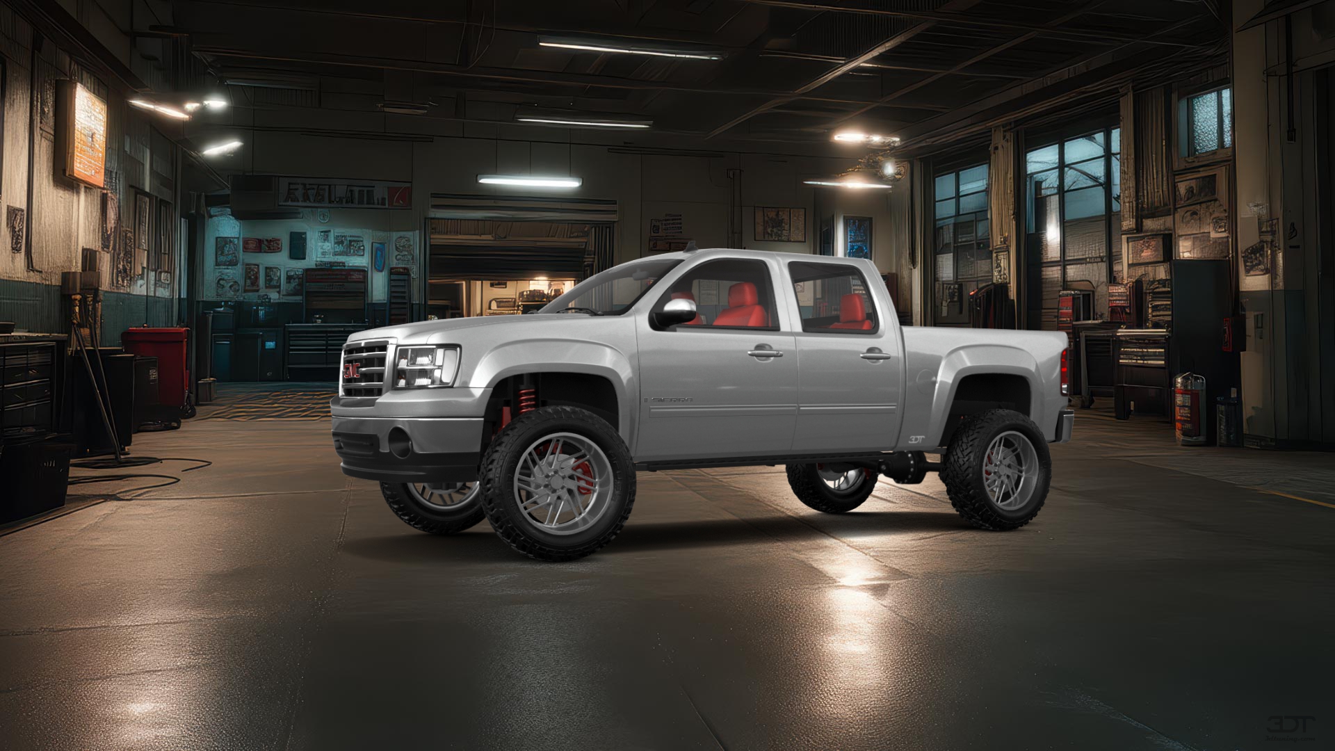 GMC Sierra 1500 Crew Cab 5.8 ft box 4 Door pickup truck 2007