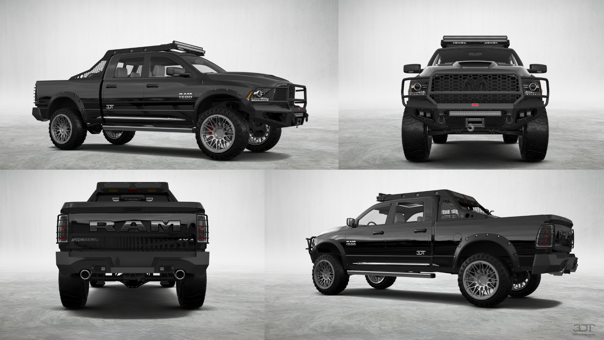 Dodge Ram 1500 6.4 ft box 4 Door pickup truck 2013 tuning