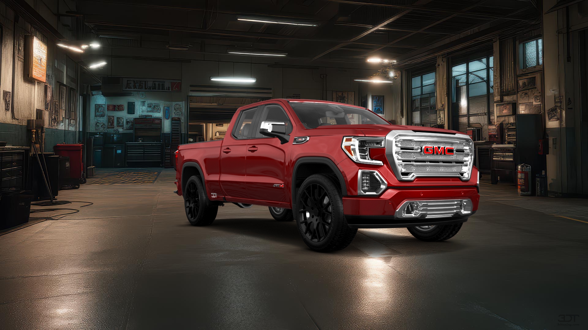 GMC Sierra 1500 4 Door pickup truck 2019 tuning