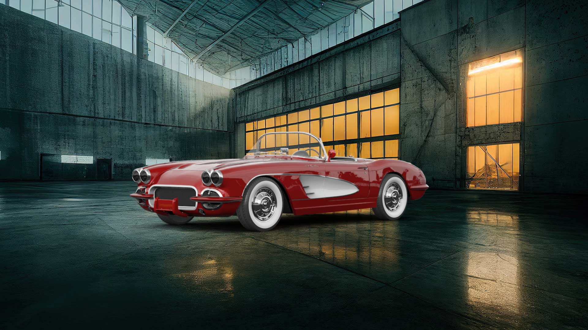 Chevrolet Corvette Convertible Coupe 1958 tuning