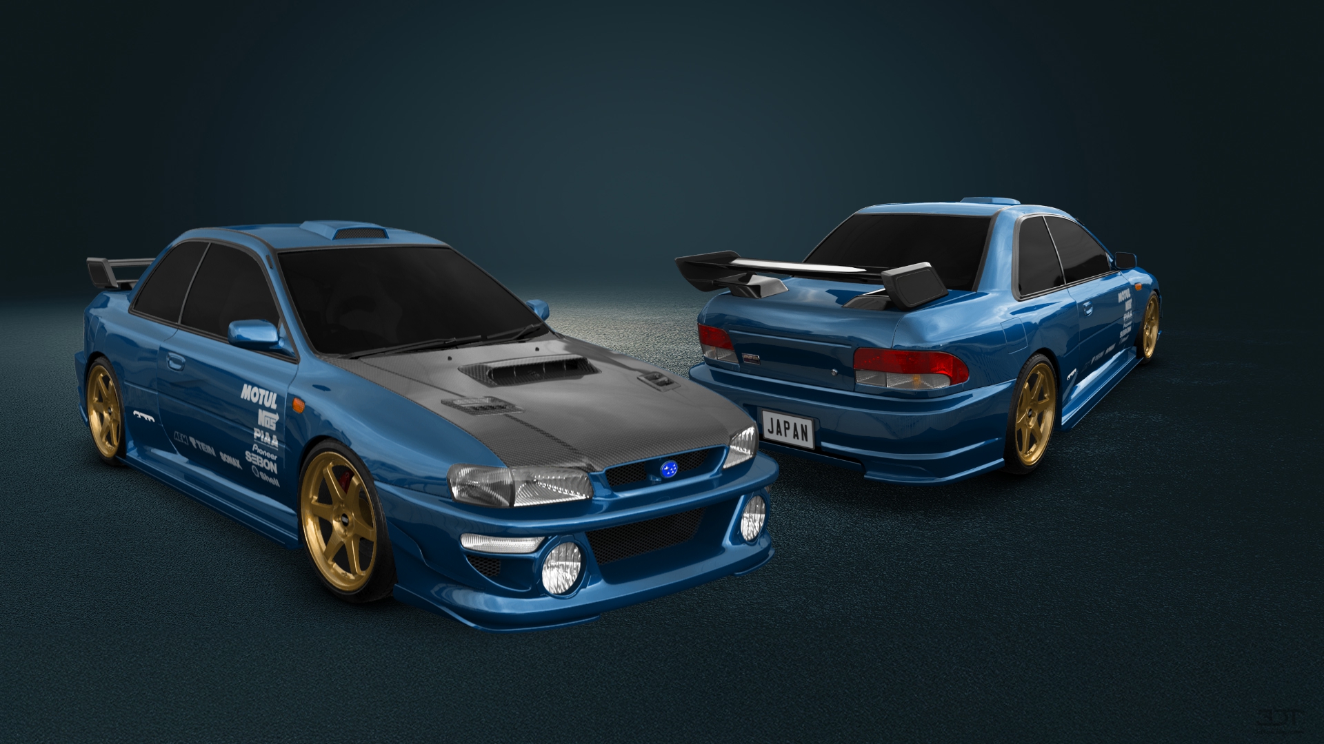 Subaru Impreza WRX STI 22B 2 Door Coupe 2000