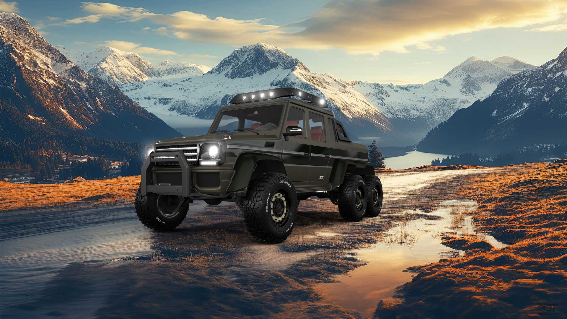 Mercedes G 63 AMG 6x6 4 Door pickup truck 2013