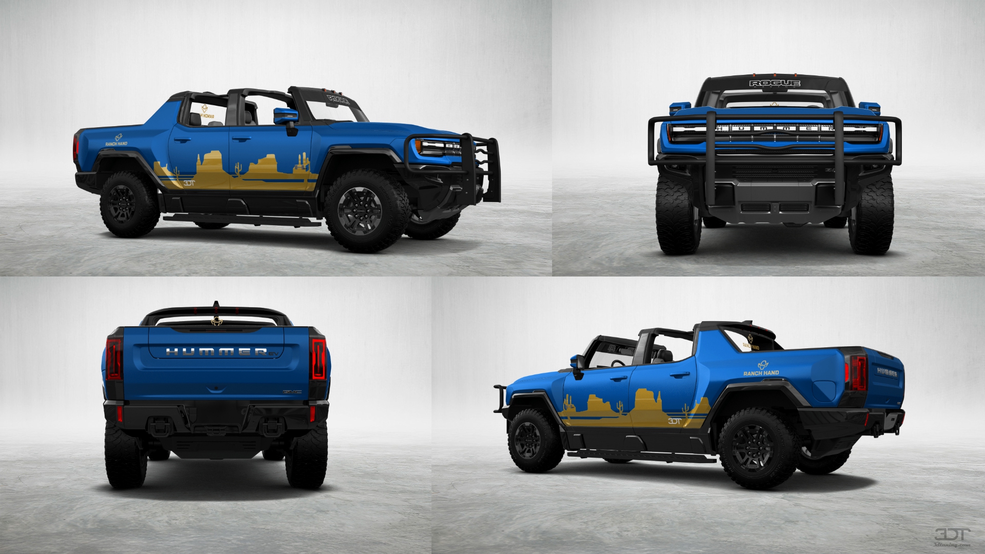 GMC Hummer EV 4 Door pickup truck 2021 tuning