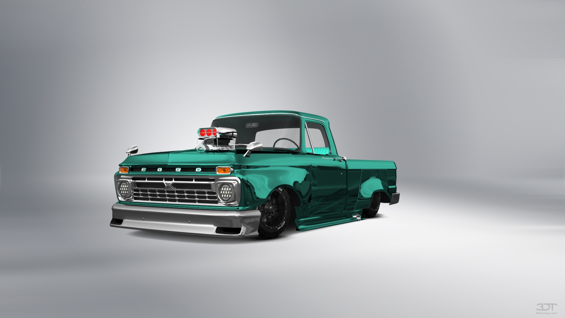 Ford F-100 Custom Cab 2 Door pickup truck 1966