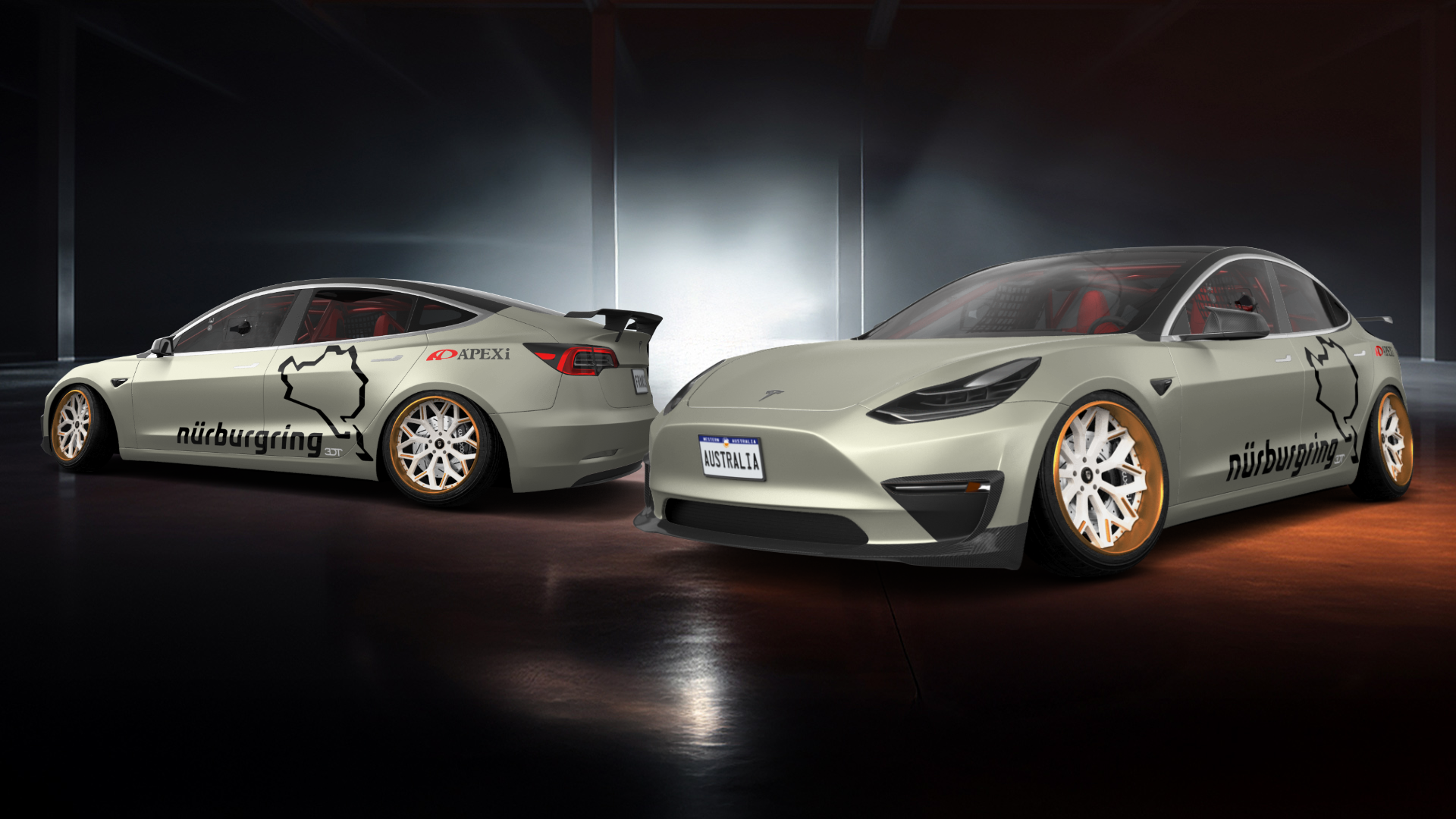 Tesla Model 3 4 Door Saloon 2017 tuning