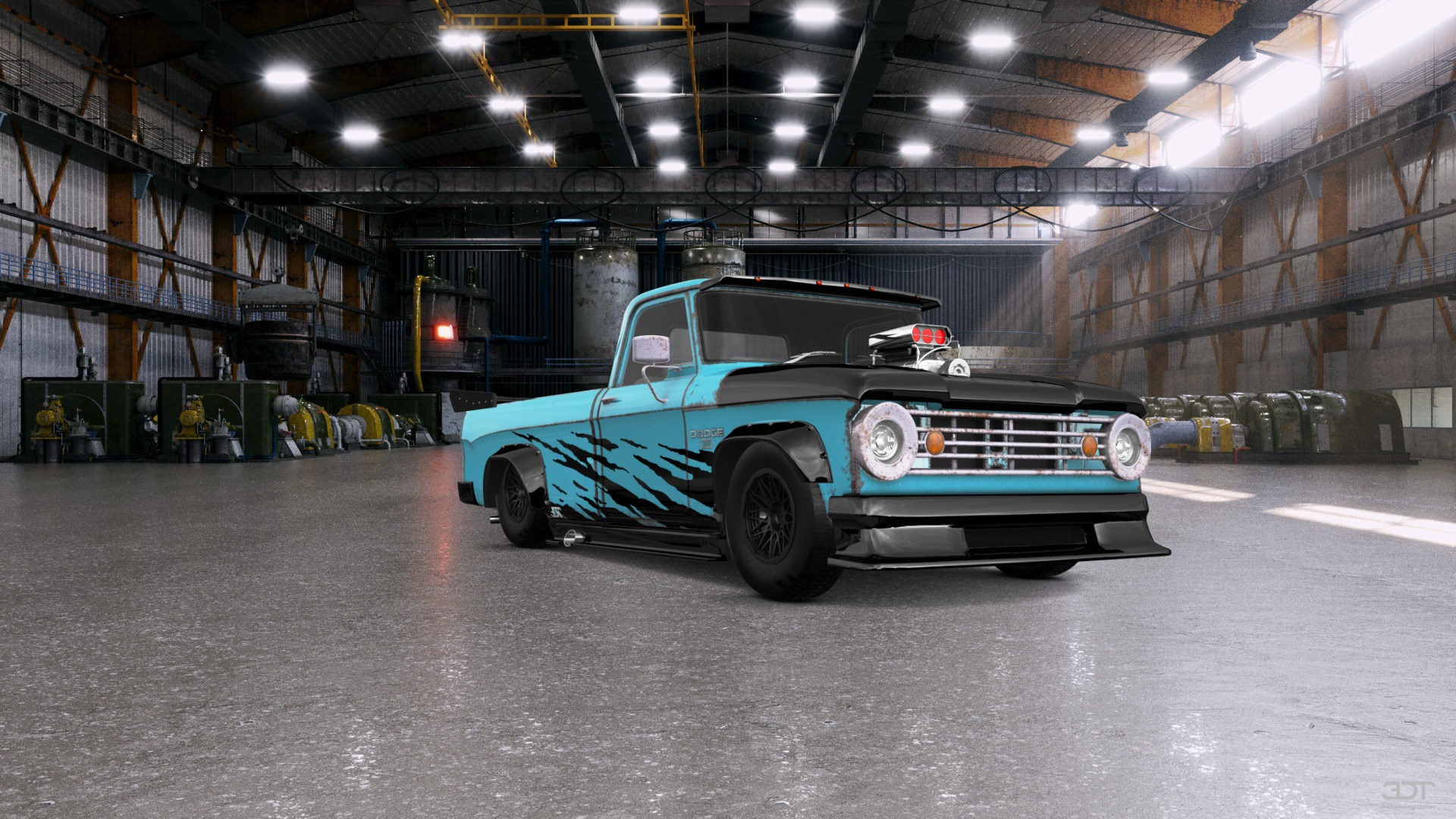Dodge Power Wagon W200 2 Door pickup truck 1966