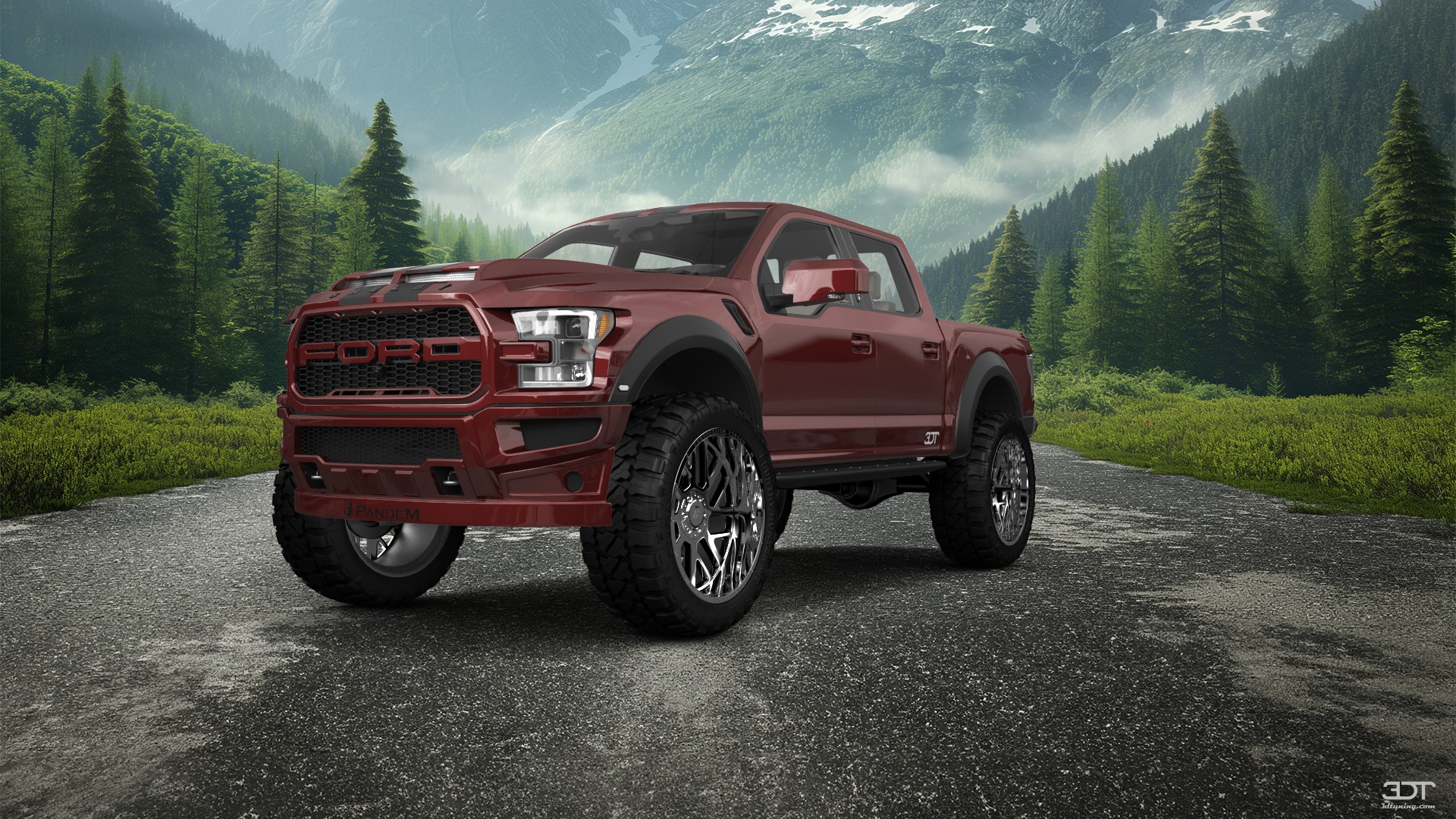 Ford F-150 Raptor 4 Door pickup truck 2017 tuning