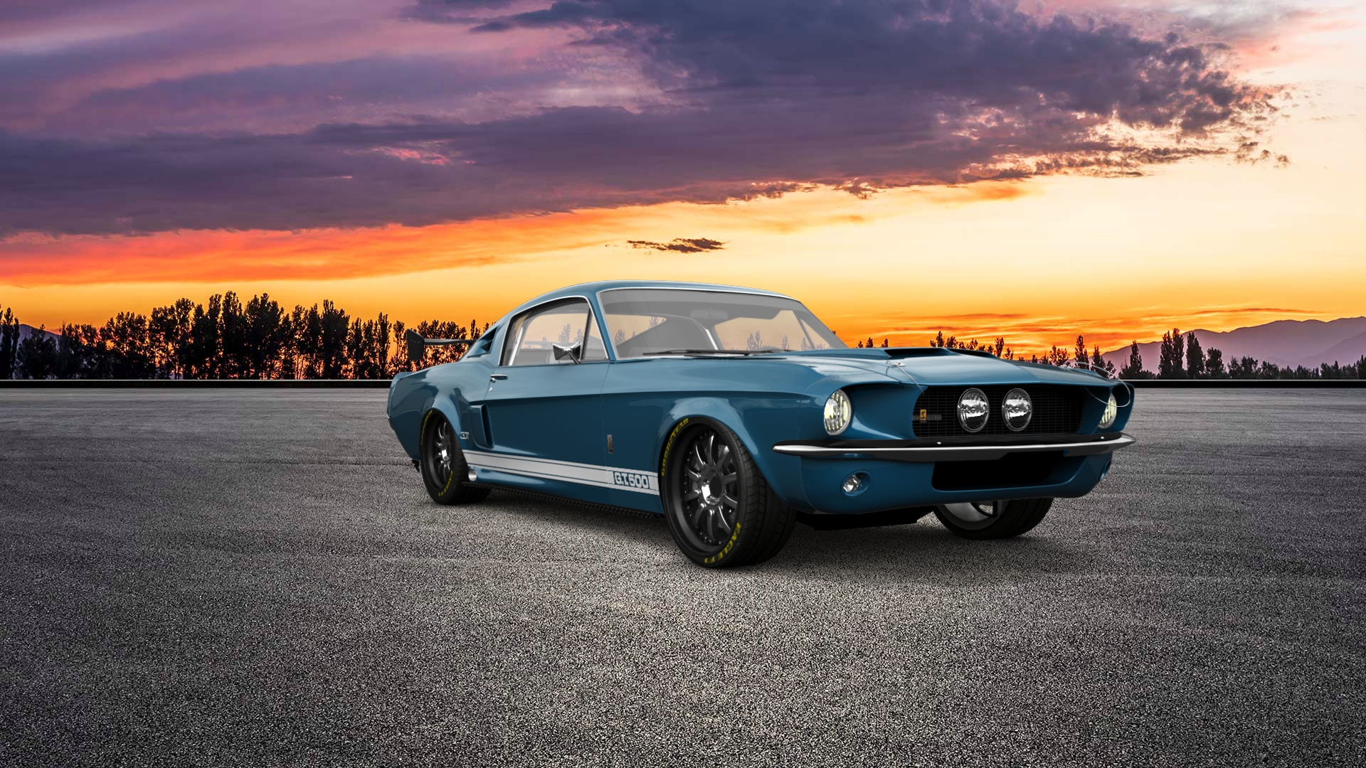 Mustang GT500 2 Door Coupe 1968