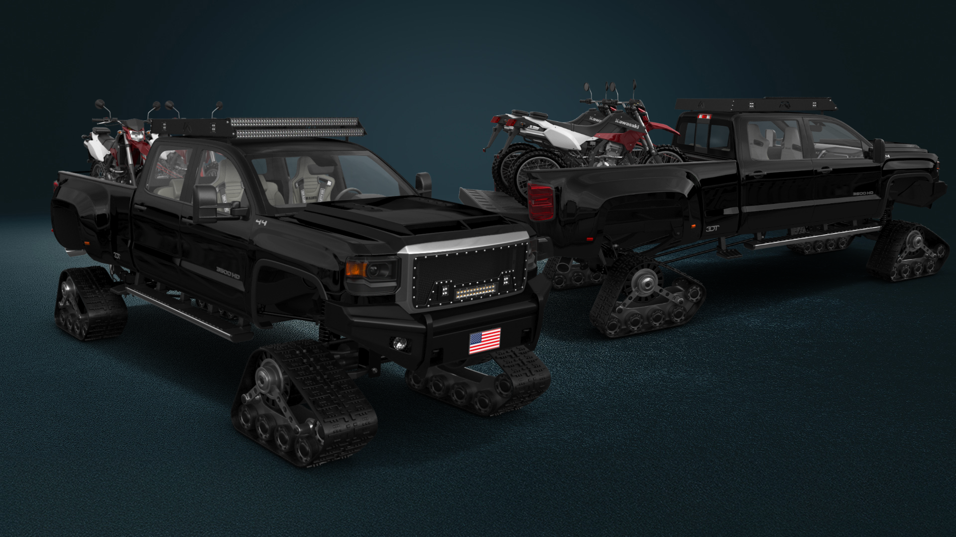 GMC Sierra 3500 HD Crew Cab 4 Door pickup truck 2015