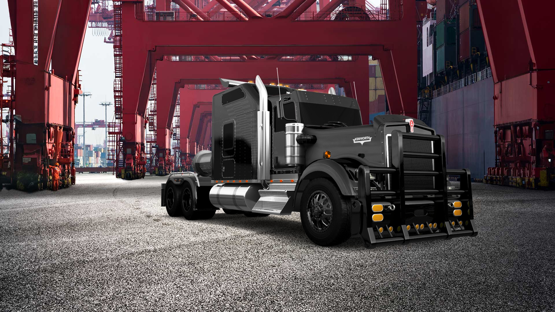 Kenworth W900 Sleeper Cab Truck 2015