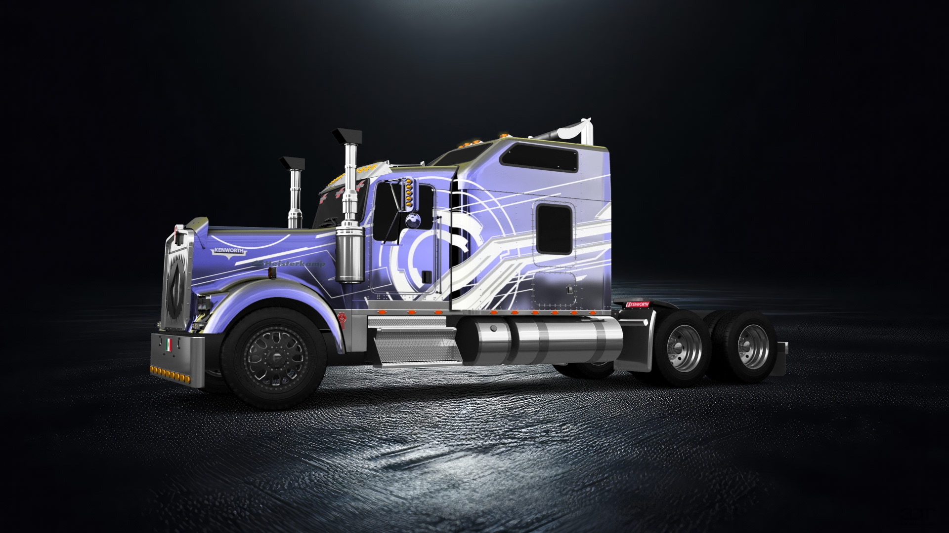 Kenworth W900 Sleeper Cab Truck 2015