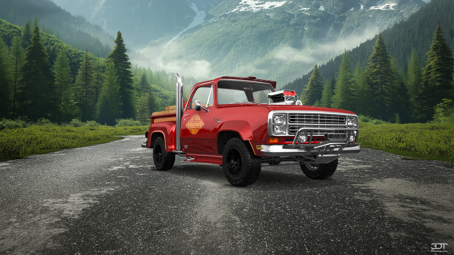 Dodge Lil Red Express 2 Door pickup truck 1979 tuning